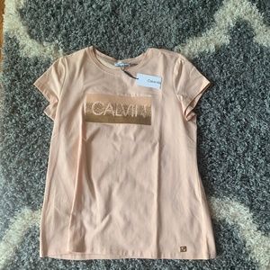 Calvin Klein Sequin Top - Pink NWT